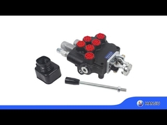 P80 Joystick Directional Control Valve 4 vị trí hoạt động đôi loại điều khiển bằng tay