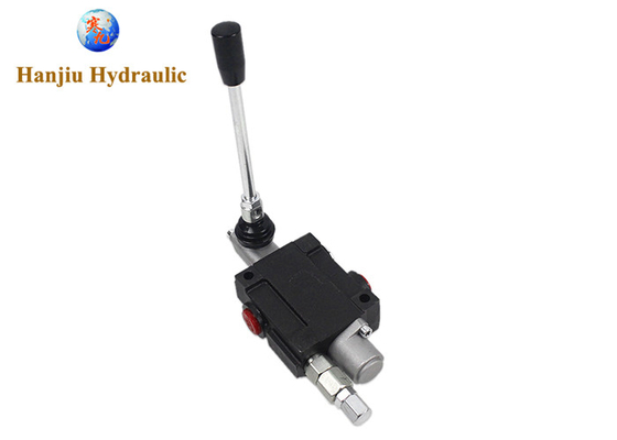 01P40 3 Way Manual Hydraulic Control Valves OEM Spring Return Handel At 180°