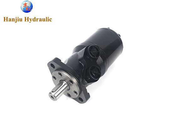 MR series hydraulic motor, 400 cc/rev, straight keyed shaft 25 mm DIN6885 , 2 holes oval mounting flange , MR400C used on Sieving harvesters