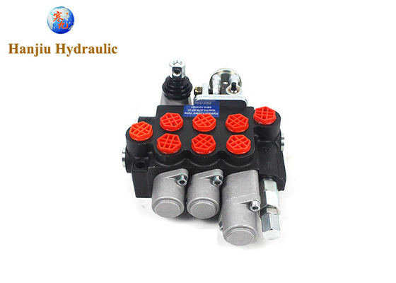 Máy van điều khiển hướng đơn khối 40 L/Min 11GPM 3 cuộn 4 vị trí Double Actiong + joystick