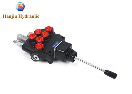 P80 Joystick Directional Control Valve 4 vị trí hoạt động đôi loại điều khiển bằng tay