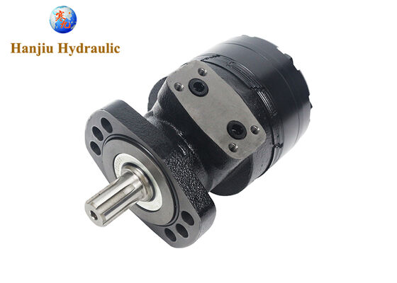 Động cơ thủy lực mô-men xoắn cao tốc độ thấp BMER-2-300-FH-SW với dung tích 300 ml/vòng, mặt bích 6 bu-lông và trục then hoa