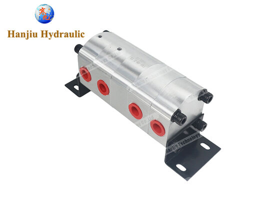 Bộ chia hướng bánh răng bốn ngả FMA-4N-2.1S với dung tích 2.1cc, vật liệu gang và áp suất 21 MPa cho máy móc di động