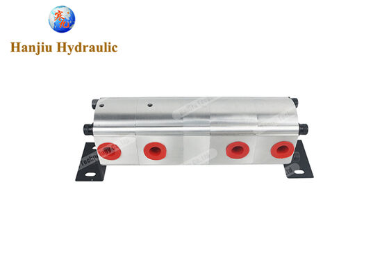 Bộ chia hướng bánh răng bốn ngả FMA-4N-8.8S với dung tích 8.8 cc, vật liệu gang và áp suất 21 MPa cho máy móc di động